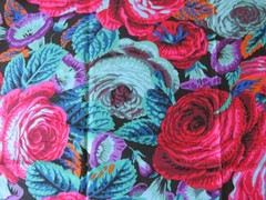 PHILIP JACOBS GLORY ROSE BLACK PJ21 17” X WOF original issue