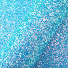 20x30cm Glitter Synthetic Leather Sequin Fabric Sheet for Bow Handmade Bag Craft