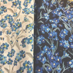 Liberty Of London Tana Lawn 13 oz Blue Lot Large Pieces 3+ Yards