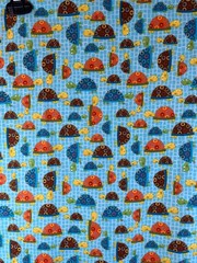 Blank Quilting TURTLES Primary Colors Cotton Quilting Fabric 44×27”