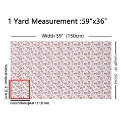 Western Cowgirl Fabric by The Yard,Soft Polyester,Cowboy Hats Boots Horseshoe…