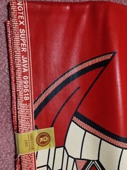 Orientar Kingtex Super Java Original Cotton Fabric Black Red 6Yds African Print