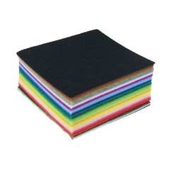42 PCS Assorted Color Felt Fabric Sheets 4×4 Inch 1mm Thick DIY Craft