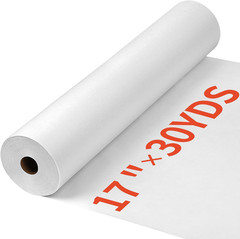 17″ X 30Yd White Medium Weight Fusible Interfacing for Sewing | Fabric for Sewin
