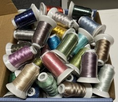 60 Count Factory Wrapped Sewing Thread Spools