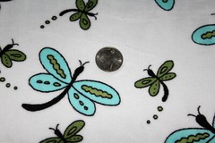 DRAGONFLIES MINKY CUDDLE SMOOTH SILKY PLUSH SEW QUILT CRAFT FABRIC BTY+ PRECUTS
