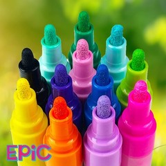 12 Count (Pack of 1), Blue, Purple, Pink, Orange, Yellow, Green, Lavender,…