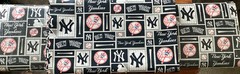 New York Yankees Blocks MLB Cotton Fabric By The Yard