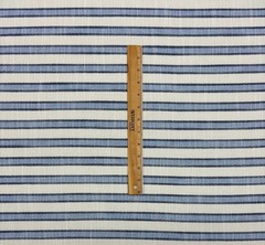 BALLARD DESIGNS BYARS BLUE InsideOut® PERFORMANCE STRIPED FABRIC BY YARD 54″W