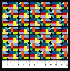 Cotton FIFA World Cup 2026 Large 26 Multi Colorful Fabric Print by Yard D667.90