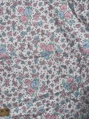 Precious Moments Florals Cotton Blend Fabric 35”X 1 3/4 Yd 36”x 25” & 8”x1.5 Yds