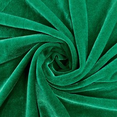 Princess GREEN Polyester Spandex Stretch Velvet Fabric for Bows, Topknots, Head