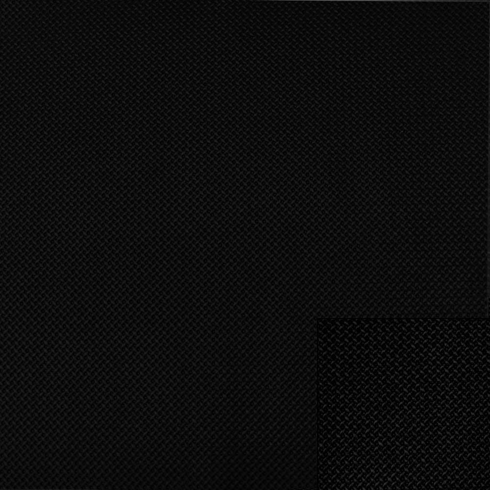 Boat Fuzzy Back Vinyl | Woven Texture Black 54 Inch (YD)