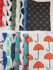 Fabric Lot 54 Squares 8×8 Miscellaneous Cute Prints, Fruit, Avocado, Floral