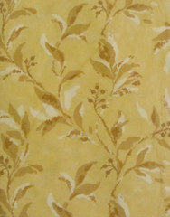 Robert Allen Fabric MANOR TRAIL Cotton Gold Yellow Drapery Upholstery 10 + Yds