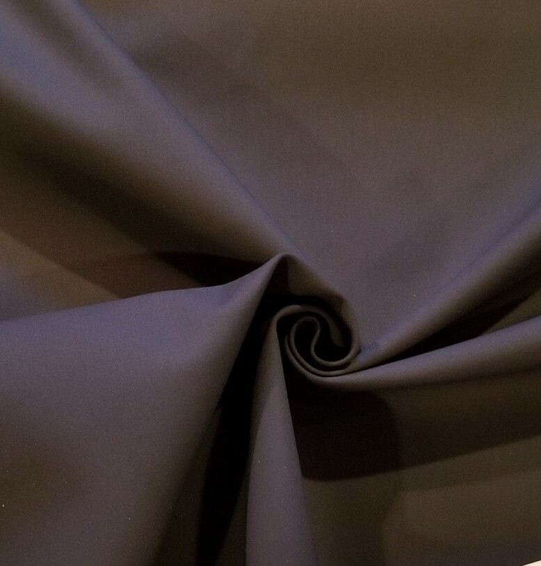 Solid Navy Blue Stretch Twill – Elegant and Classic for Year-Round Uses
