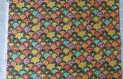 Kaffe Fassett DAISY BLACK 19″ X WOF GP80 original issue
