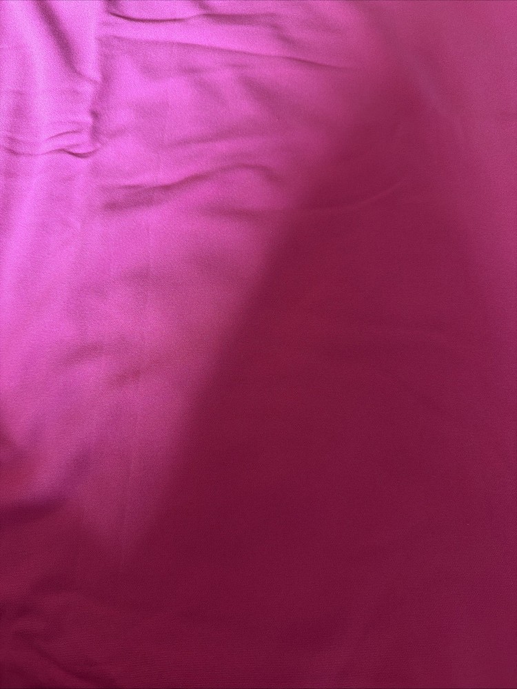 Vintage Hot Pink Fabric 60″ Wide 2.1 Yards Solid Sewing Material #61