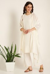Shopping Queen Womens Rayon Lucknowi Chikankari Embroidery Straight