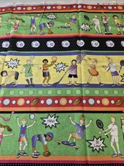 Extreme Fun Possibilities for Avlyn Inc. Sports Kids Fabric 34×44 Inches