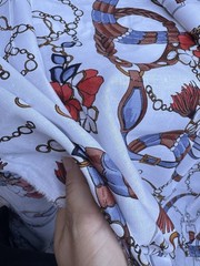 Deadstock 100% Linen Fabric By The Yard Width 60” White