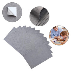 Jtnohx Self Adhesive Felt Sheets, 12 Pieces Felt Fabric with Adhesive Backing, 8