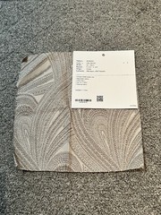 Fabricut Fabric Sample Remnant 11” Bowsprit Driftwood Neutral Crafts
