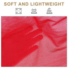 62″ Stretch Knitted Fabric for Backpack Pockets, Red 3 yards