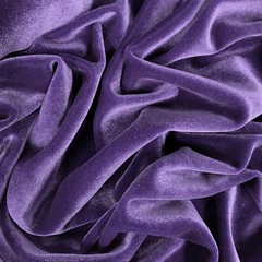 Princess VIOLET Polyester Spandex Stretch Velvet Fabric by the Yard