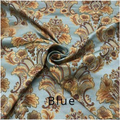 Brocade Fabric Baroque Jacquard Material Craft Floral for Tablecloth Upholstery