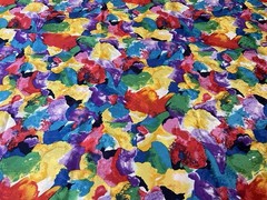Hi Fashion Fabrics, Inc. Double Sided Vibrant Colored Floral Light Weight Blend