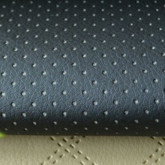 Quilted Vinyl Faux Leather Sponge Fabric Perforated Car Upholstery Material DIY