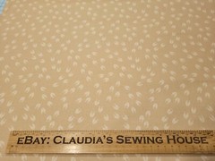 Little Critters BTY P&B Textiles Tonal Tan Hoof Prints Tracks