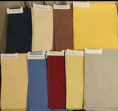 Lot of 150 Fabric Samples Home Decor Junk Journal Crafts Embellishments 7 lbs