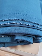 Heavy Polyester Blend Woven Plain Teal Green Fabric 60″w X 37″ Sewing Interior