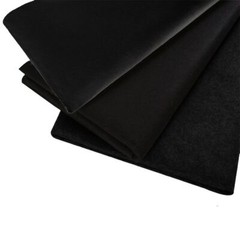 1/3/10/15Pcs Black Self Adhesive Felt Sheets Soft Velvet Sticky Back for Jewelry