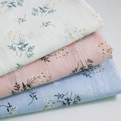 1Yard*140cm Elegant Floral Lace Embroidery Cotton Fabric Material For Shirt
