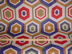 1-1/4Y Lee Jofa Groundworks GWF-2901 Hexagon Tile Linen Print Upholstery Fabric