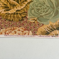 Kaffe Fassett For Westminister Fibers Cabbage & Rose Brown 1/2 Yard