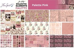 Free Spirit – Palette Pink By Tim Holtz – Stamps – Pink, Fabric by the Yard