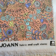 Joann Exclusive Bird Floral Flannel Fabric 44×32″ Peach Nature Boho Print Soft