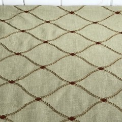 4 2/3 Yards X 55″ Wide Green Diamond Fabric 14 Feet