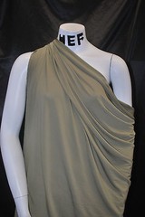 Italian Tencel Spandex Knit Jersey Fabric Eco-friendly gorgeous Cactus Green