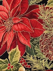Quilting Fabric Lot – Christmas Holiday Winter Floral, 10 Fat Quarters + 1 FREE!