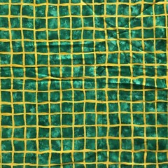 20″ Moda Whimsical Wabbits Patrick Lose Green Yellow Square Print Cotton Fabric