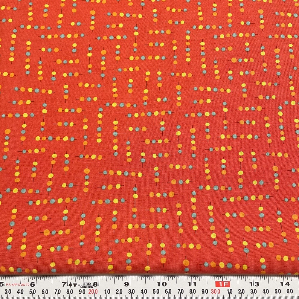 Hello My Friend Poppy by Sandy Gervais for Moda Cotton HALF YARD Remnant 18 x 43