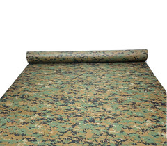 MARPAT WOODLAND MILITARY DIGITAL CAMO 400D NYLON CORDURA DWR FABRIC BY YD 60″ W