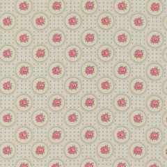 Sweet Liberty Circle Rose Blender Cobblestone by Brenda Riddle for Moda 1/2 Yard