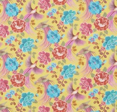 LIBERTY OF LONDON Paradise Shawl Bird Print Tana Lawn Cotton Fabric 26-LL09