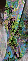 Big Lot of Fabric Quilting Crafts Lace Projects Various